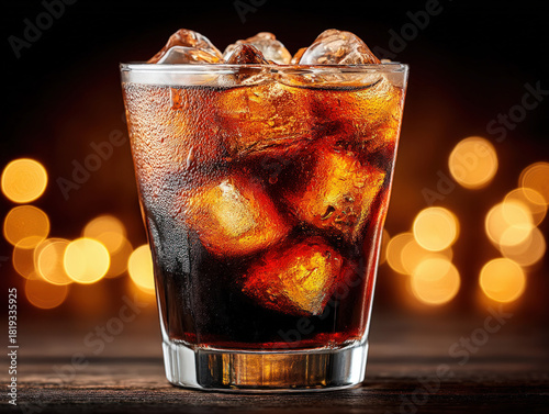 Black Russian cocktail drink