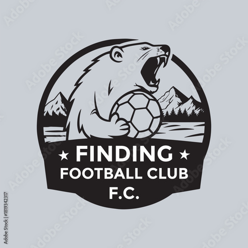 Cute cartoon vector illustration of a friendly elephant with other animal characters