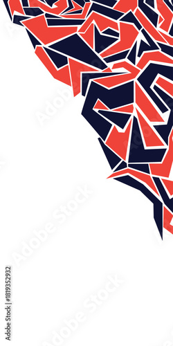 Abstract geometric seamless pattern. Graphic vector. Racing background for vinyl wrap and decal. Grunge, neon texture pattern. Sports textile. Fashion military. Abstract geometric background pattern