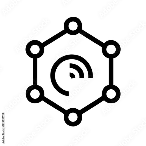 Smart-Node Text Icon Set – Intelligent, Digital, Network, Tech, Connectivity, Data, System Solutions