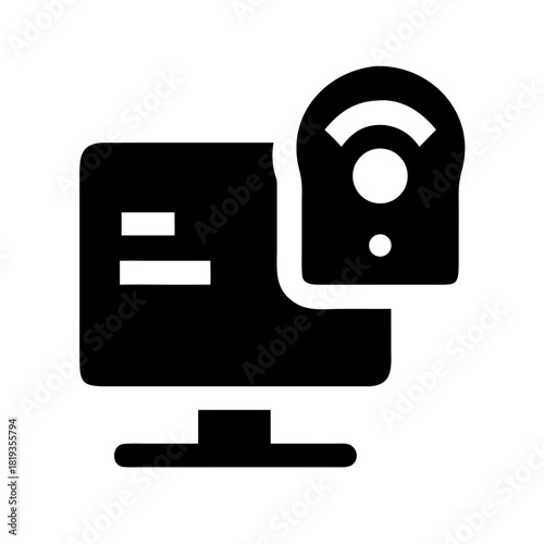 Smart-Portal Text Icon Set – Intelligent, Digital, Network, Access, Gateway, Secure, Connected Systems