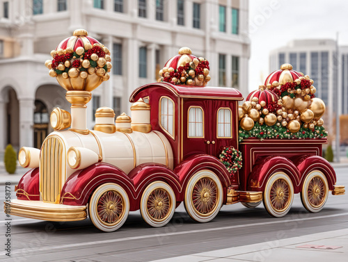 Santa parade float