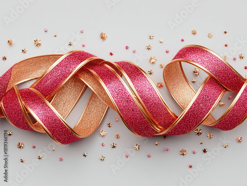 strand of Christmas tinsel ...