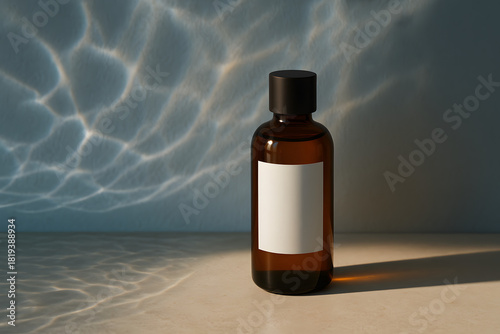 Bottle With Projected Water Ripple Light
