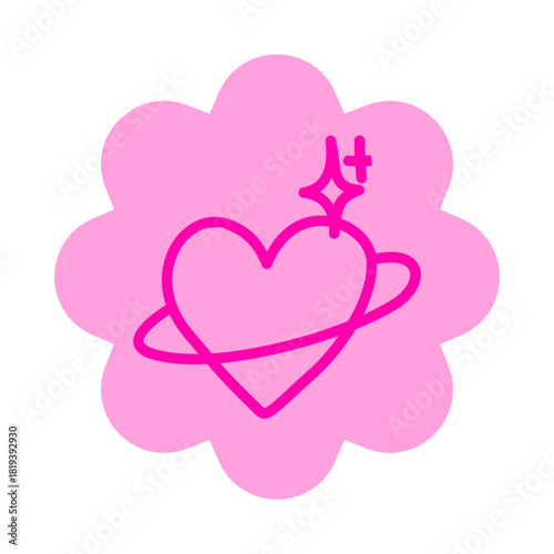 Heart Pink Elements