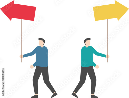 Gang conflict, two teams go in different directions

