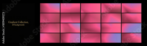 A collection of gradients. Modern gradient poster background in red . Minimalist style cover template with monotone perspective . Perfect design for social media, cover, banner, flyer	