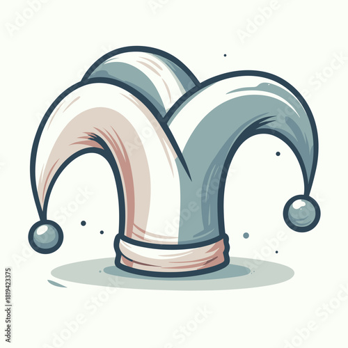 Jester hat isolated