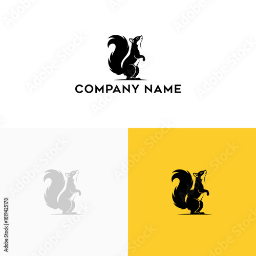 Charming Skunk Logo Design for Wildlife Conservation or Nature-Themed Business