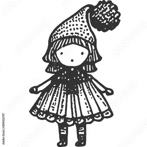 Guilt Vintage Illustration Vector