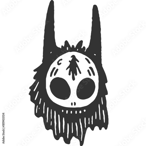 Numbed Vintage Illustration Vector