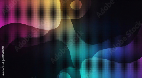 Abstract digital background with glowing colorful gradient