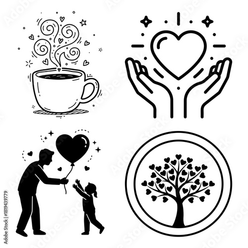 Thank Day Mixed weather icon sunshine cloud rain storm