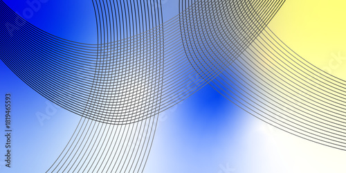 Abstract gradient background with lines. Modern abstract wave line patterns for presentations, websites, and branding that demands attention. Technology abstract lines on gradient background.