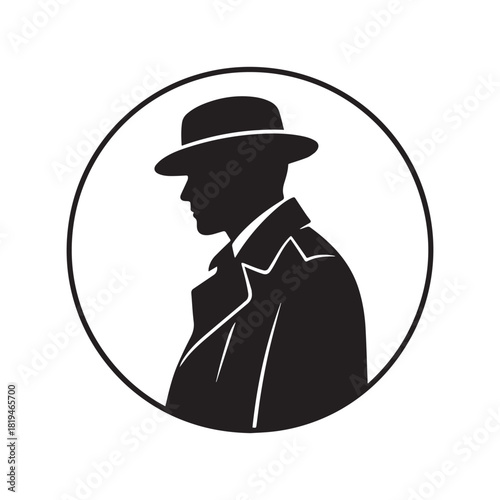 Noir Silhouette Mystery, Style, and Classic Detective Imagery. 