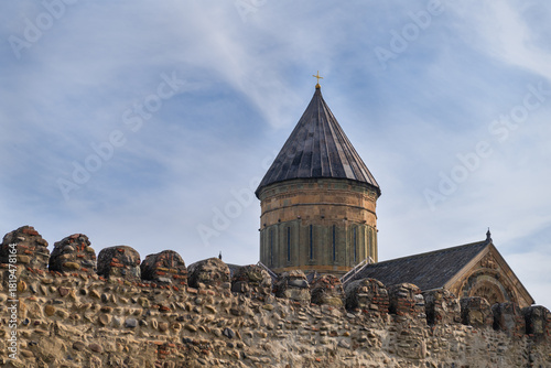 Ancient Svetitskhoveli Orthodox Cathedral, Mtskheta, Georgia