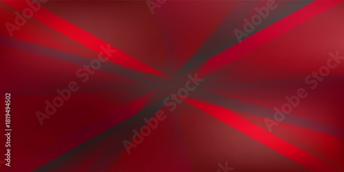 Modern abstract line with polygon red and white background for presentation branding or business template