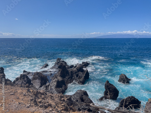 Interesting rock formations on the coast at Guia da Isora Teneriffe, Canary Islandfs