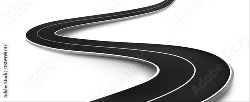 asphalt road, curve highway, vector illustrations. eps 10