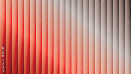 Abstract Gradient Stripes Background with Red to Light Gray Transition