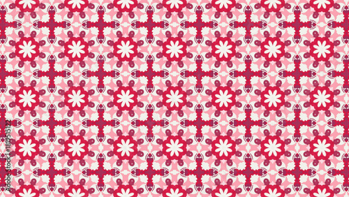 Photography Geometric floral abstract textile pattern design.