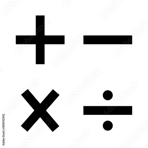 Mathematics operators set