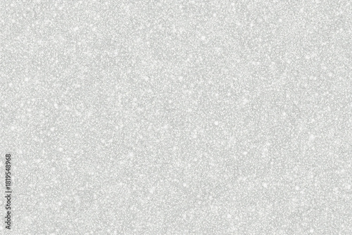 white glitter snowflakes on a snow