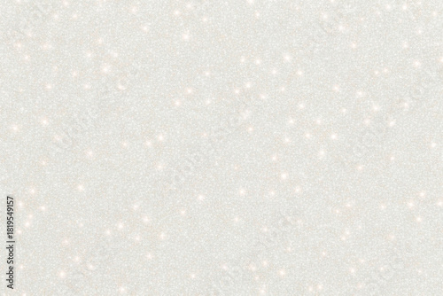 white glitter snowflakes on a snow