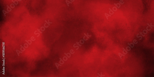 Red steam on a black background. Abstract black and red fantasy watercolor background abstract fire flame grunge texture background . mysterious flowing digital particles of red clouds grunge .