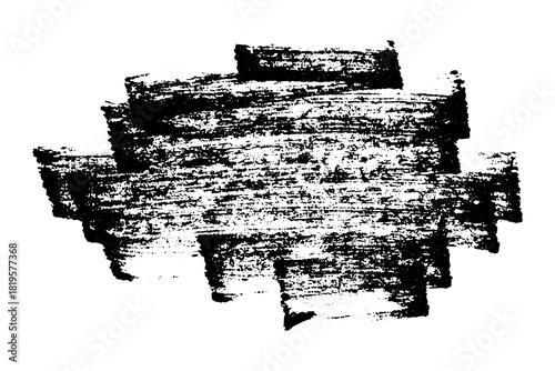 Brush paint stroke texture swatch Hand painted background Ink scribble dab clipart Paint smudge for tags and stamps design