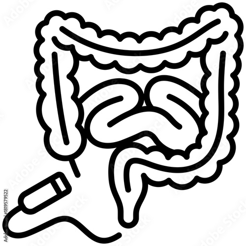 Colonoscopy Icon