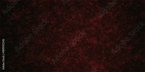 Dark red grunge wall texture with old vintage paint pattern design background