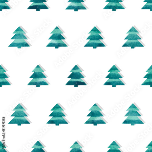 Seamless Christmas trees pa...