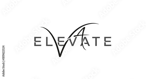 ELEVATE – Modern Minimalist Upward Arrow Logo