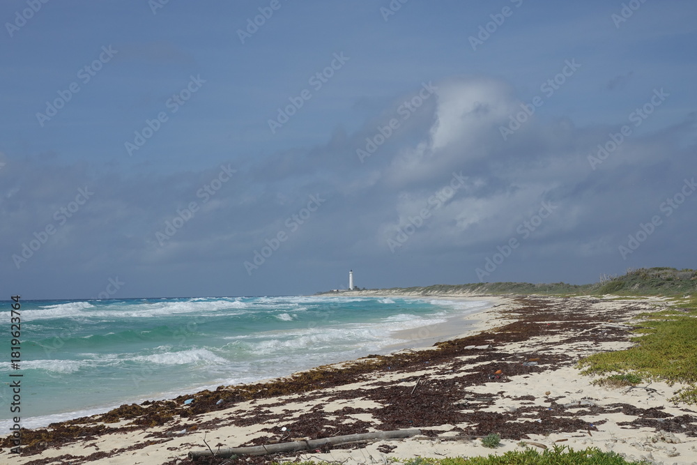 Fototapeta premium Punta Sur Eco Beach Park, Cozumel Island, Mexico - Lighthouse