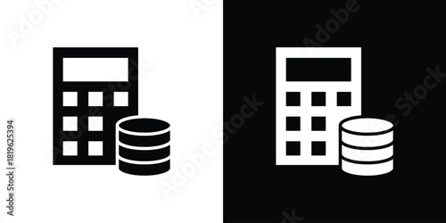 Budget icon design concept. vector flat icons