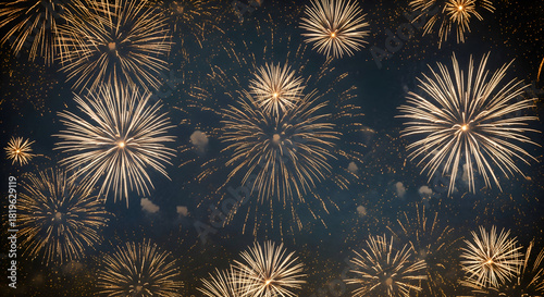 happy new year 2026 fireworks in the night sky