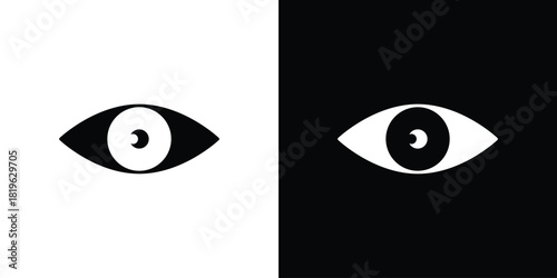 Eyes icon design concept. vector flat icons