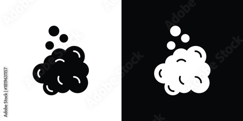 Foam icon design concept. vector flat icons