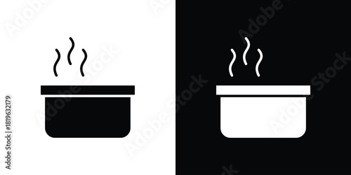 Hot tub icon design concept. vector flat icons