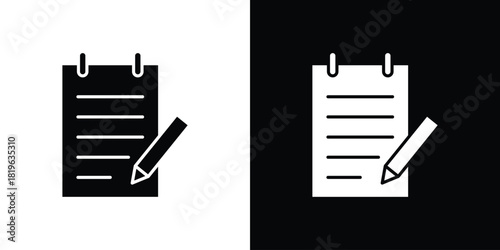 Note icon design concept. vector flat icons