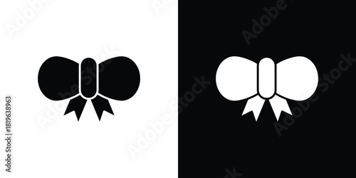 Ribbon icon design concept. vector flat icons