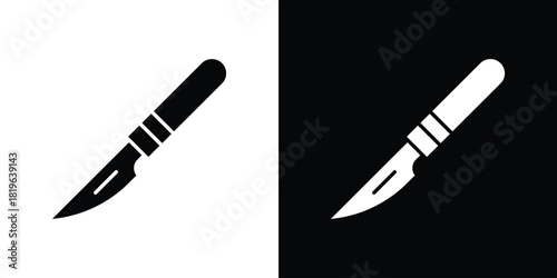 Scalpel icon design concept. vector flat icons