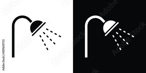 Shower icon design concept. vector flat icons