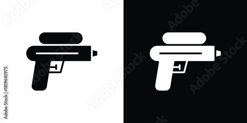 Squirt gun icon design concept. vector flat icons