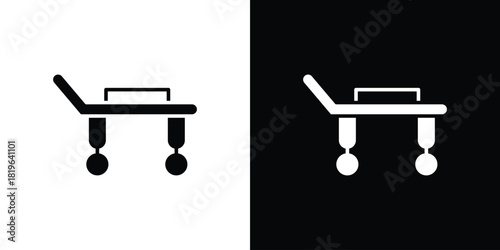 Stretcher icon design concept. vector flat icons