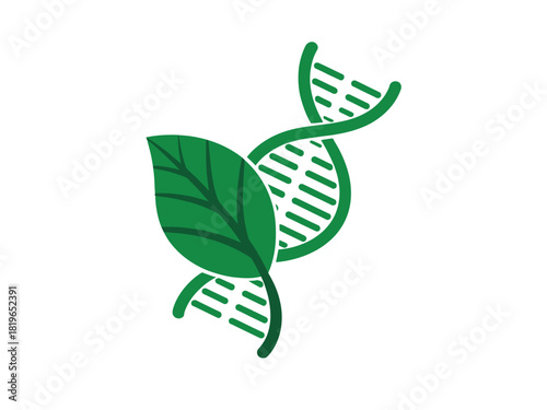 A conceptual graphic representing the science of biology and genetic research