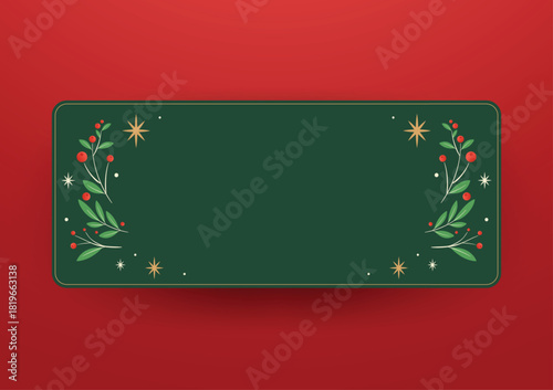 Christmas sale stickers and label. Price tag holiday. Christmas stickers. Free space for text.