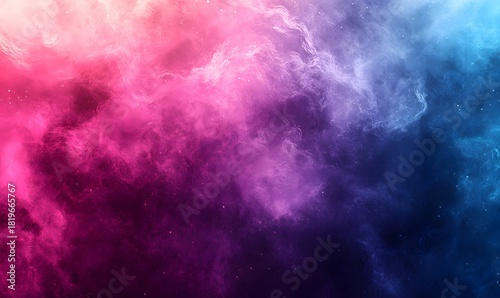 Abstract nebula background with colorful clouds and stars for space galaxy wallpaper and design use