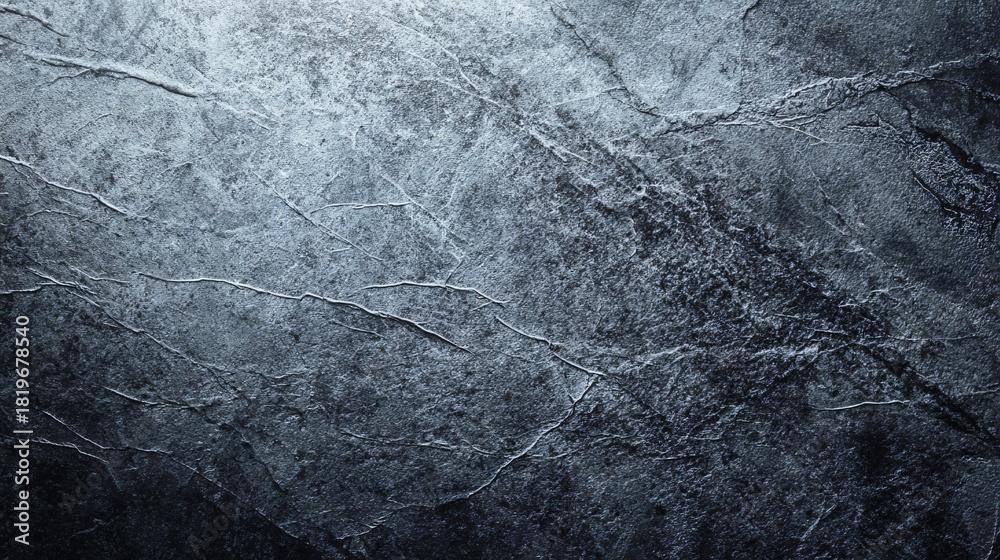 Naklejka premium A smooth grey stone backdrop with faint scratches and soft vignette, neutral November tone